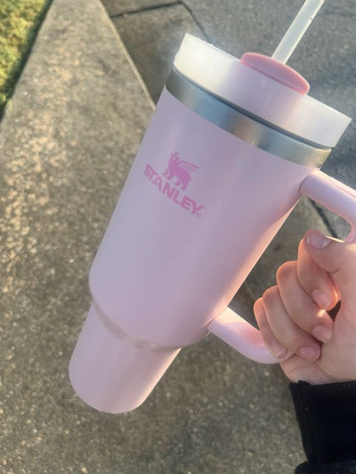 " Pink Stanley Tumbler 40 oz "