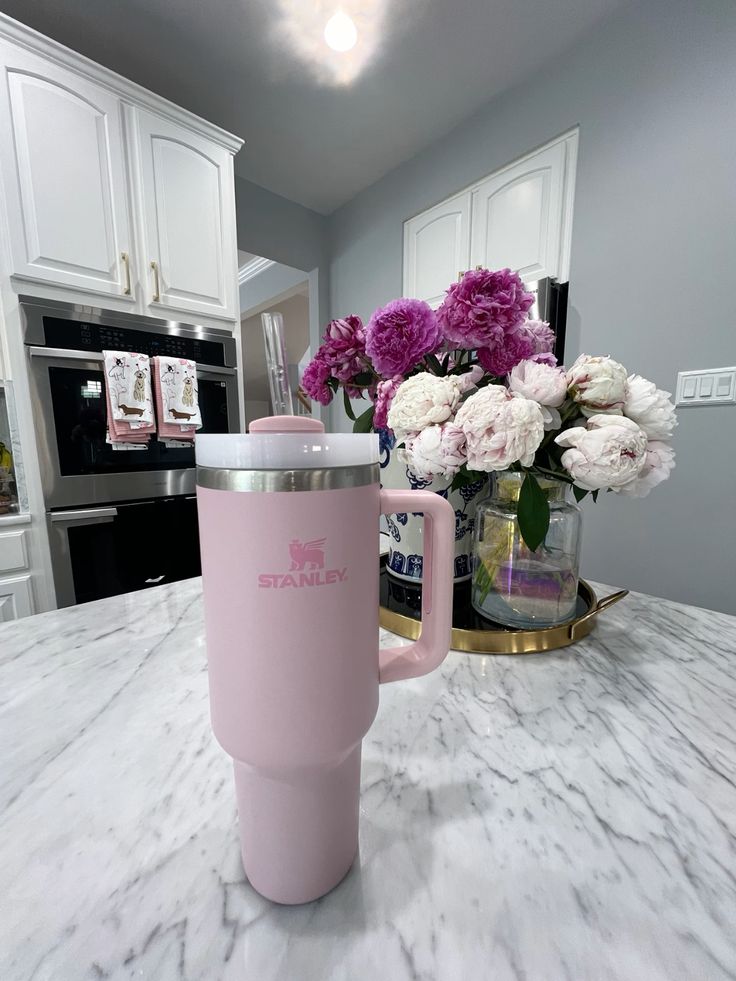 " Pink Stanley Tumbler 40 oz "